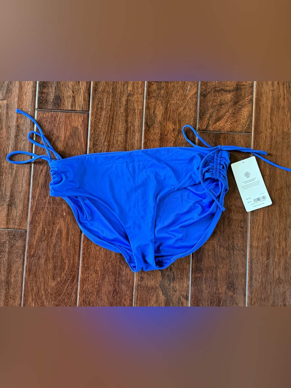 🌊 NWT Athleta Ruched Bikini Bottom – Vibrant Royal Blue (XL) 🌊